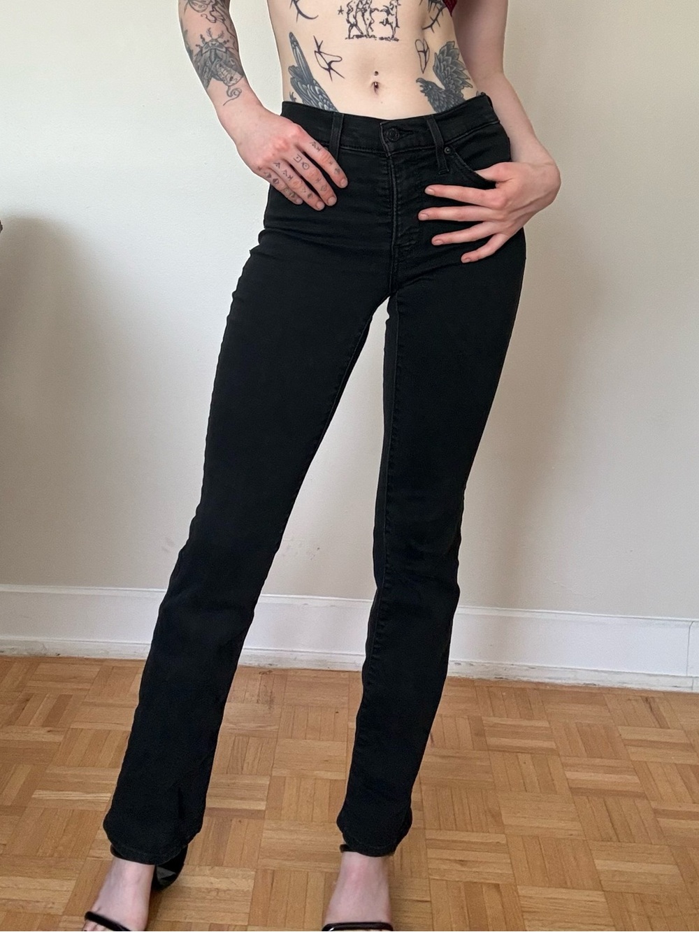 Levi's Black Boot-Cut Women's Jeans